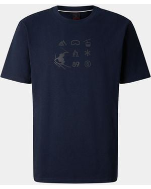 Bogner Fire + Ice Mick Cotton T-shirt - Blue