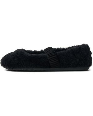 Bogner Lammfell-Ballerinas Für Damen - Schwarz