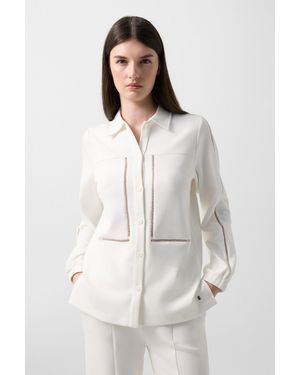 Bogner Raquel Jersey Overshirt - White