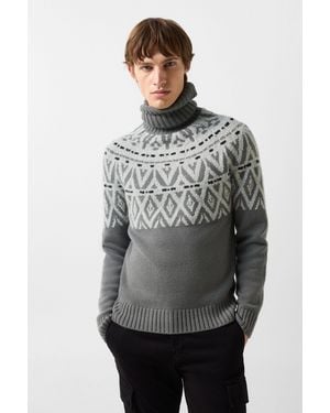 Bogner Roxter Cashmere Sweater And Norwegian-style Sweater - Gray