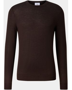 Bogner Schurwoll-Kaschmir-Pullover Ole Für Herren - Schwarz