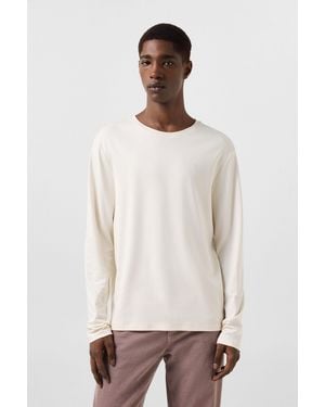Bogner Arvid Cotton Long-sleeved Top - Natural