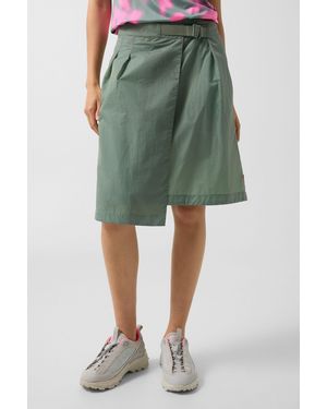 Bogner Fire + Ice Wrap Skirt Tela - Green