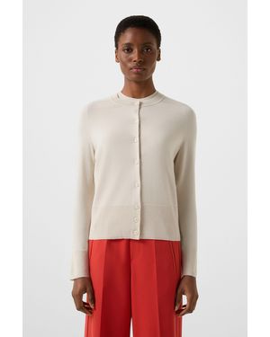 Bogner Ilma Knit Jacket For - Natural