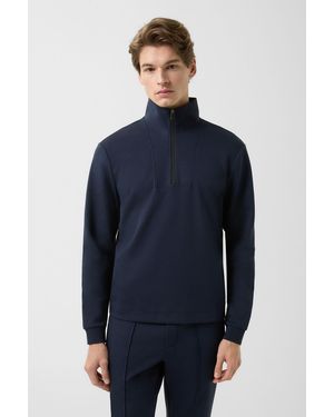 Bogner Sweat Troyer Raven For - Blue