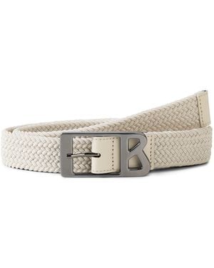 Bogner Braided Belt Melly - White