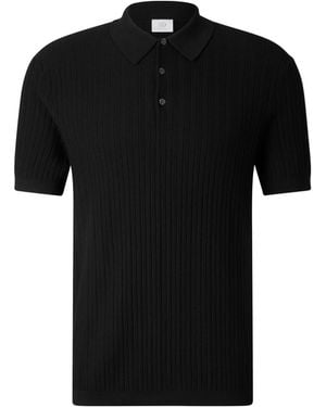 Bogner Strick-Polo-Shirt Tobias Für Herren - Schwarz