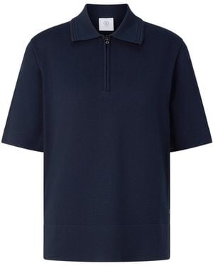 Bogner Maureen Virgin Wool Polo Shirt - Blue