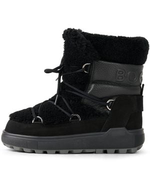 Bogner Chamonix Snow Boots With Spikes - Black