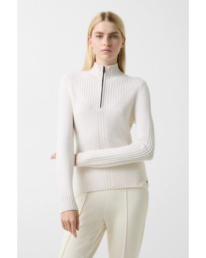Bogner Shannon Cashmere Troyer - White