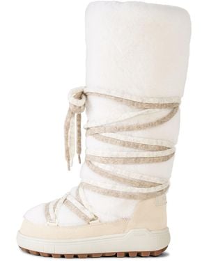 Bogner Chamonix Snow Boots With Spikes - Natural