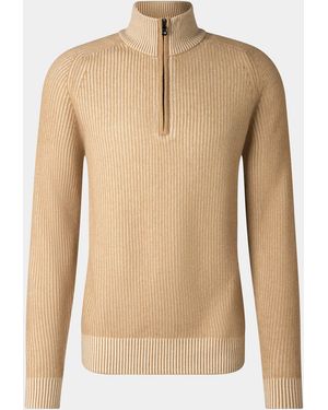 Bogner Dwayne Virgin Wool And Cashmere Turtleneck - Natural