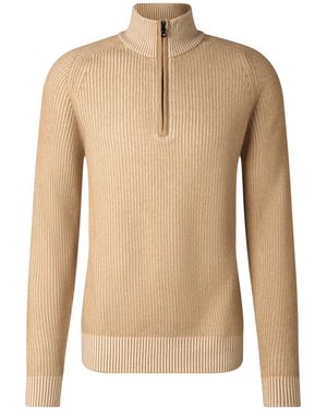 Bogner Dwayne Virgin Wool And Cashmere Turtleneck - Natural