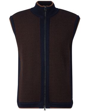 Bogner Enzo Knitted Vest - Black