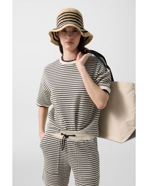Bogner Jacquard-Jersey-Shirt Sophie Für Damen - Grau