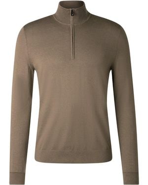 Bogner Ouri Virgin Wool Troyer For - Brown