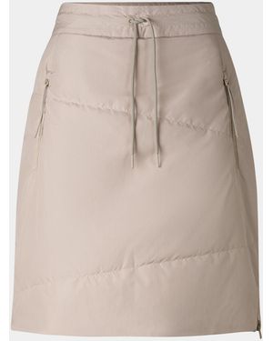 Bogner Fire + Ice Belva Functional Quilted Skirt - Natural