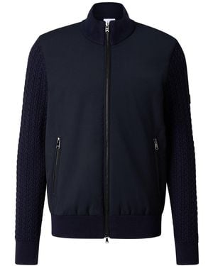 Bogner Zisco Hybrid Wool Knit Jacket For - Blue