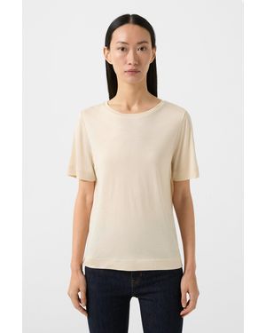Bogner Seiden-Shirt Sienna - Weiß