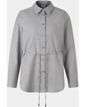 Bogner Ariela Flannel Blouse - Grey
