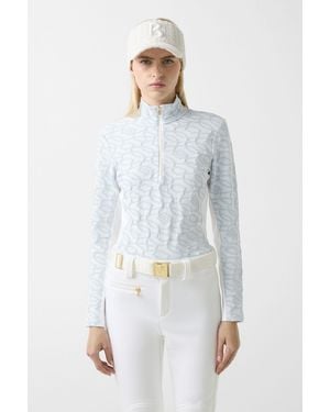 Bogner Jacquard First Layer Jasmina - White
