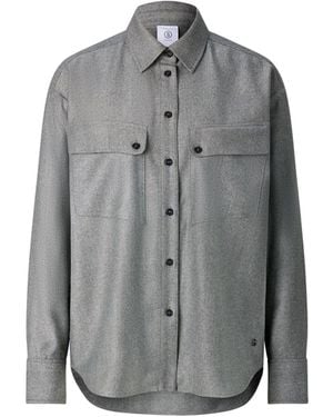 Bogner Robyn Virgin Wool Shirt Blouse - Grey