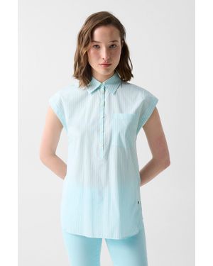 Bogner Hunter Cotton Blouse - Blue