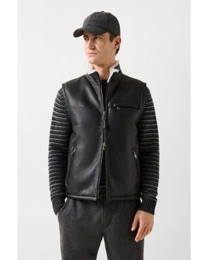 Bogner Rosso Lambskin Vest - Black