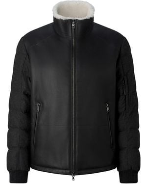 Bogner Aleco Quilted Leather Jacket - Black