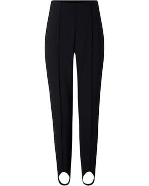 Bogner Elaine Softshell Stirrup Trousers With Gussets For - Black