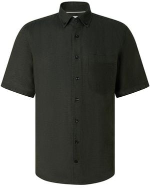Bogner Linen Short-sleeved Shirt Lykos - Black