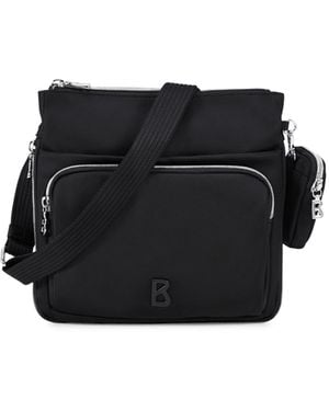 Bogner Smooth Leather Serena Cross Body Bag - Black