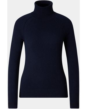 Bogner Schurwoll-Kaschmir-Pullover Vaiana Für Damen - Blau