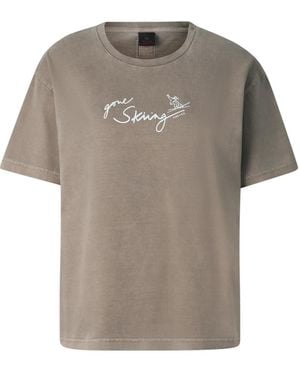 Bogner Fire + Ice Baumwoll-T-Shirt Cara Für Damen - Grau