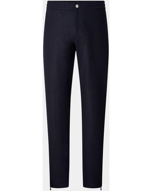 Bogner Boris Flannel Pants - Blue