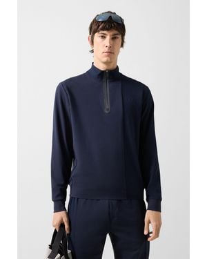 Bogner Connor Sweat Troyer - Blue
