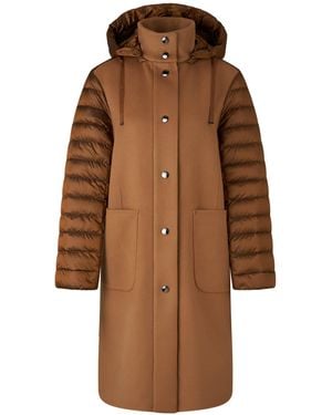 Bogner Isy Woollen Down Coat For - Brown