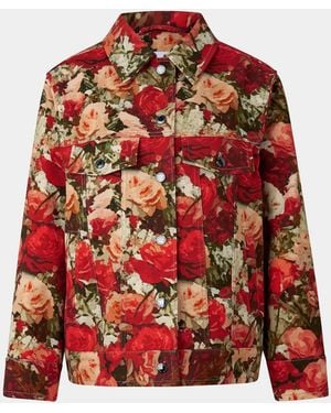 Bogner Jaclyn Denim Jacket - Red