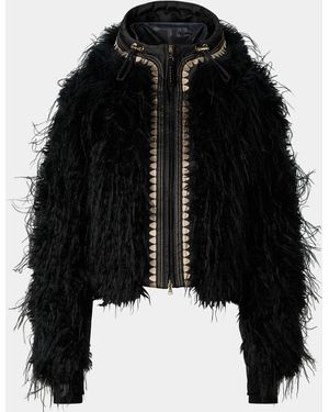 Bogner Kela Faux Fur Ski Jacket - Black