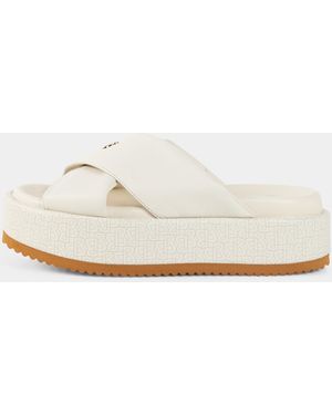 Bogner Sorrento Platform Sandals - White