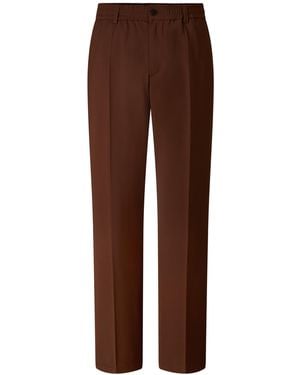 Bogner Marcus Virgin Wool Blend Trousers - Brown