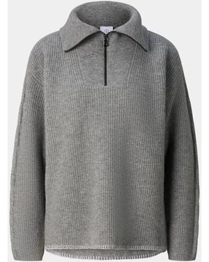 Bogner Larissa Virgin Wool Sweater - Gray