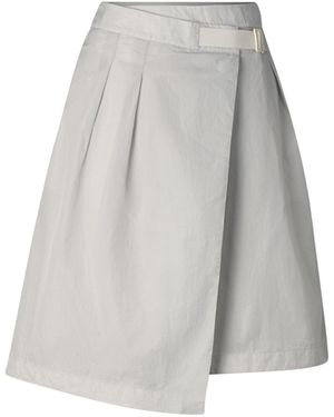 Bogner Fire + Ice Wrap Skirt Tela - Grey
