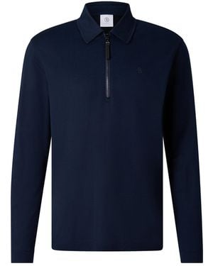 Bogner Bailey Polo Long-sleeved Top - Blue