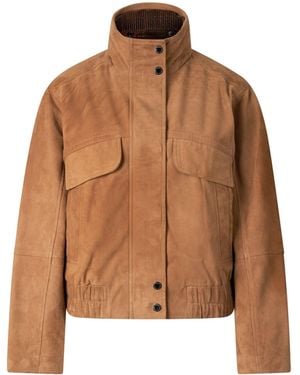 Bogner Anouk Leather Blouson - Brown
