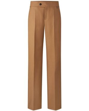 Bogner Pure New Wool Trousers Hermia For - Brown