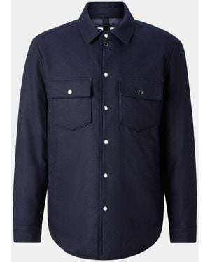 Bogner Olli Wool Mix Shirt Jacket - Blue