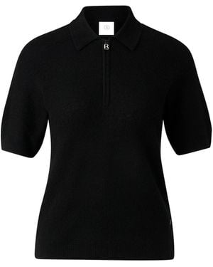 Bogner Knitted Polo Shirt Shari For - Black