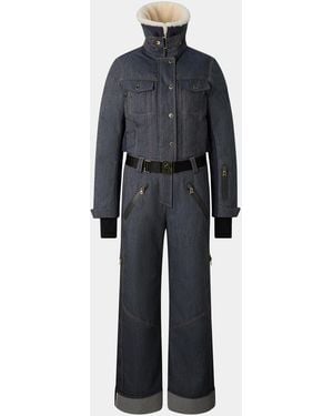 Bogner Jenna Denim Ski Suit - Blue