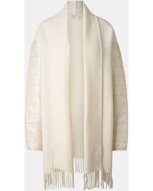 Bogner Wollmix-Poncho North Für Damen - Natur